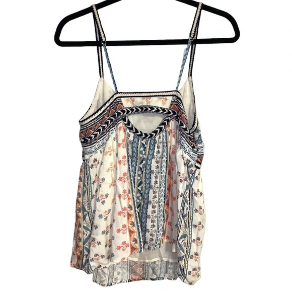 Urban outfitters, skies are blue, boho braided, open back tank, Small - Picture 4 of 6